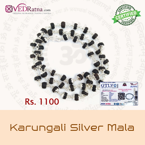 Karungali Sliver Mala